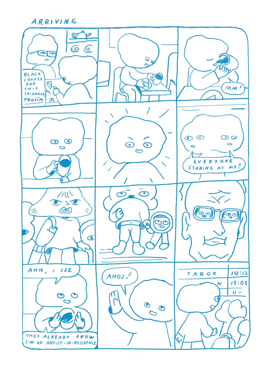 Page from Kuš! Welcome to Casa BABA publication