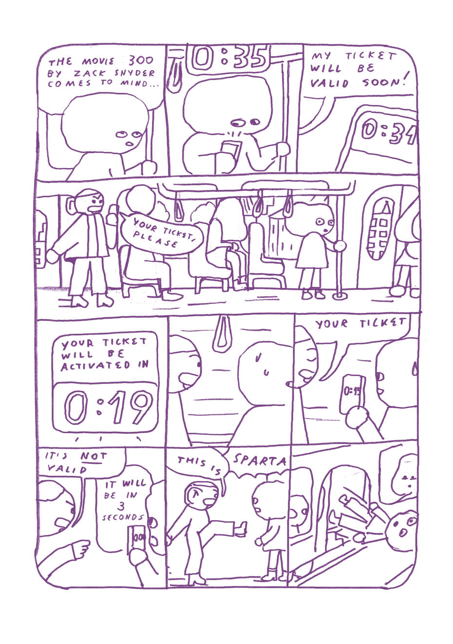 Page from Kuš! Welcome to Casa BABA publication