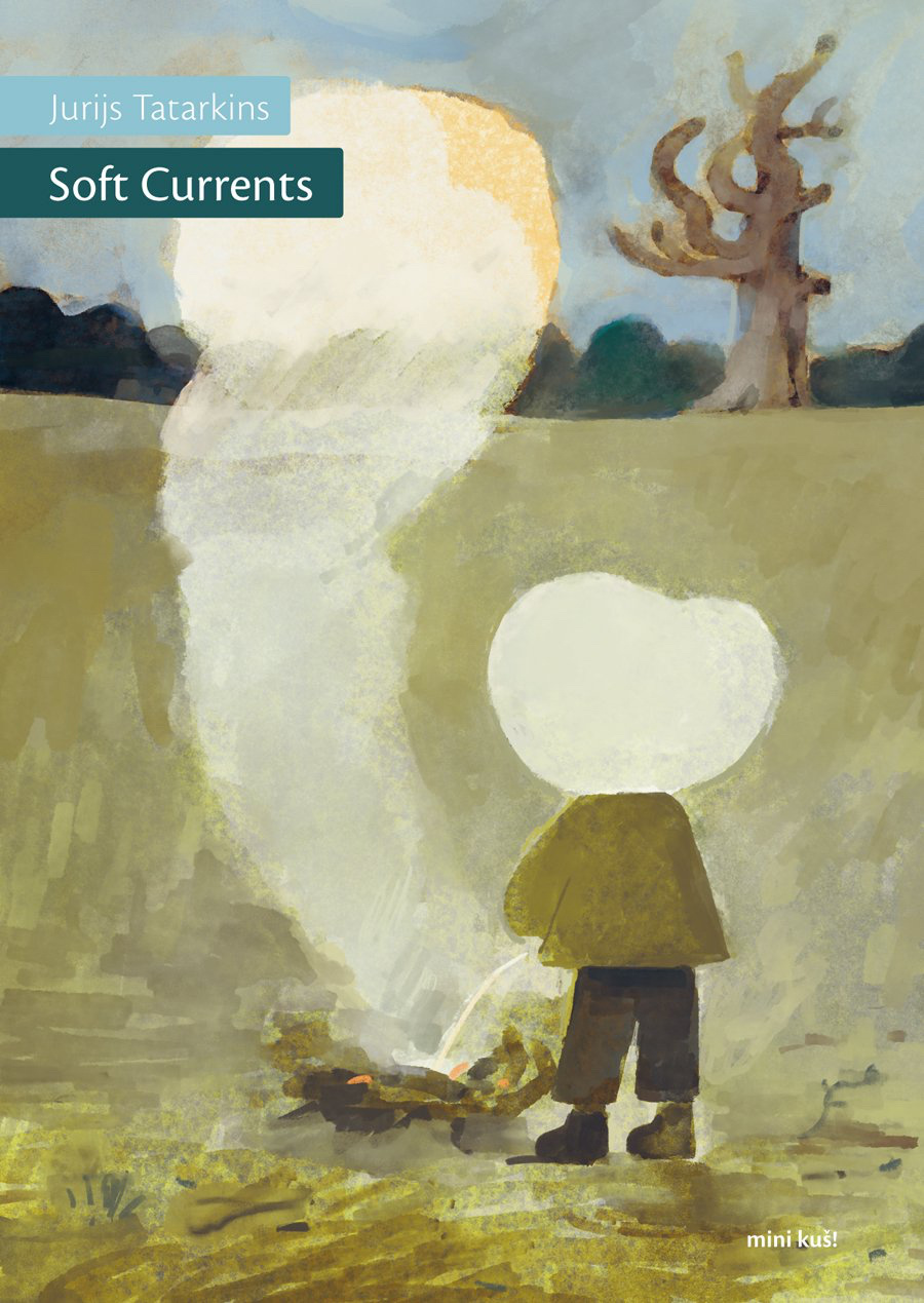 Soft Currents front cover 'Soft Currents' cover, comic by Jurijs Tatarkinsm, kuš! mini comics #145